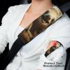 VFMNT Car Seat Strap Covers Set of 2 Cartoon Sloth Car Seat Belt Cover Super Soft Car Seat Straps Shoulder Pads Automotive Seat Belt Cushion Pads for All Car Seats view 4