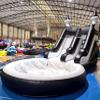 24FT(L) Inflatable Water Slide for Adults KidsGiant Inflatable Pool&Dartboard 100% PVC Commercial Grade Water Slides with Blower, Giant Adult Water Slide Outdoor Backyard, 24x13x13ft view 1