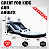 24FT(L) Inflatable Water Slide for Adults KidsGiant Inflatable Pool&Dartboard 100% PVC Commercial Grade Water Slides with Blower, Giant Adult Water Slide Outdoor Backyard, 24x13x13ft view 2