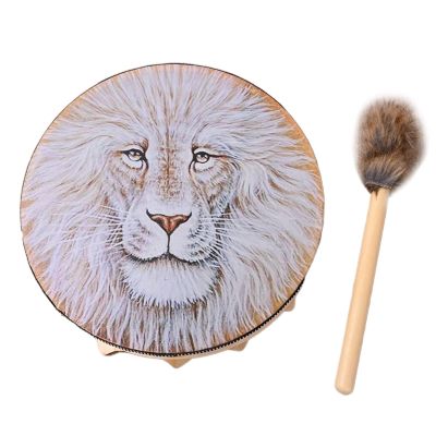 Drum Handmade Drum Music Playing Instrument Exquisite Appearance Office Decoration Ornament