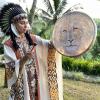 Drum Handmade Drum Music Playing Instrument Exquisite Appearance Office Decoration Ornament view 2