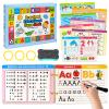 Dr.Rapeti Preschool Learning Activities Educational Workbook Busy Book 58 Pages 8 Dry Erase Markers Prek Montessori Handwriting Practice Activity Tracing Toy Early Learning Toy for 3 years+ view 1