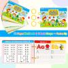 Dr.Rapeti Preschool Learning Activities Educational Workbook Busy Book 58 Pages 8 Dry Erase Markers Prek Montessori Handwriting Practice Activity Tracing Toy Early Learning Toy for 3 years+ view 4