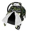 Munific Personalized Baby Car Seat Canopy for Boys Girls, Custom Name, Black, Minky, Water Resistant, Universal Fit view 2