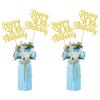12PCS Happy 30th Birthday Party Centerpiece Gold 30th Birthday Table Decorations for Girls Boys 30th Birthday 30th Floral Decorations for 30th Birthday Party Supplies (gold 30th) view 1
