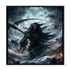 Katomula 100 PCS MTG Card Sleeves with Inner Sleeves - Art Matte, Fit Standard Size Cards - Grim Reaper view 1