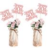12PCS Happy 40th Birthday Party Centerpiece Gold 40th Birthday Table Decorations for Girls Boys 40th Birthday 40 Floral Decorations for 40th Birthday Party Supplies (rose gold 40th) view 1