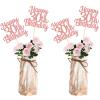 12PCS Happy 30th Birthday Party Centerpiece Gold 30th Birthday Table Decorations for Girls Boys 30th Birthday 30th Floral Decorations for 30th Birthday Party Supplies (rose gold 30th) view 1