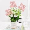 12PCS Happy 30th Birthday Party Centerpiece Gold 30th Birthday Table Decorations for Girls Boys 30th Birthday 30th Floral Decorations for 30th Birthday Party Supplies (rose gold 30th) view 2
