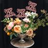 12PCS Happy 21st Birthday Party Centerpiece Rose Gold 21st Birthday Table Decorations for Girls Boys 21st Birthday 21st Floral Decorations for 21st Birthday Party Supplies (rose gold 21st) view 4