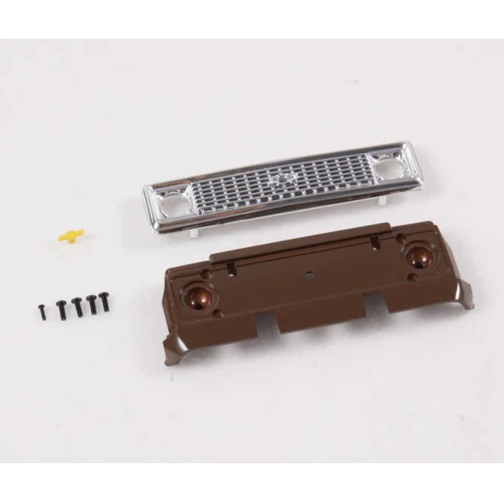 FMS FCX24 Rc Car Parts RC Crawler RC Trucks Parts Replacement Accessory for 1/24 K5 Blazer: Exhaustion Plate A (Brown)