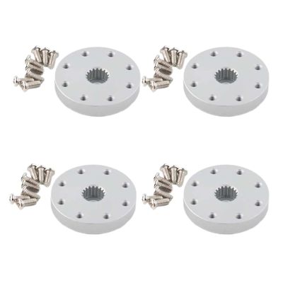25T Metal Round servo Bracket with 4 Sets of M2.5 * 6 Nuts, Suitable for DS5160 60KG servo Motor(4pcs)