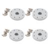 25T Metal Round servo Bracket with 4 Sets of M2.5 * 6 Nuts, Suitable for DS5160 60KG servo Motor(4pcs) view 1