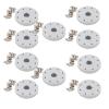 25T Metal Round servo Bracket with 4 Sets of M2.5 * 6 Nuts, Suitable for DS5160 60KG servo Motor(4pcs) view 3