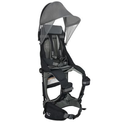 WIPHA Hiking Backpack Carrier, Lightweight Toddler Shoulder Carrier with Sun Shade, Saddle Toddler Backpack for Kids 6 Months to 2 Years Old