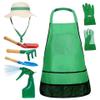 7Pcs/Set Toddler Gardening Set Kids Gardening Set Educational Toddler Gardening Set Includes Apron, Sprayer, Gloves, Hat, Rake, Shovels Kids Gardening Tool Set For Gardening Cosplay present for Kids view 1