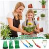 7Pcs/Set Toddler Gardening Set Kids Gardening Set Educational Toddler Gardening Set Includes Apron, Sprayer, Gloves, Hat, Rake, Shovels Kids Gardening Tool Set For Gardening Cosplay present for Kids view 2