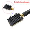 LiftChuang 5.8GHz 1W FPV VTX Wireless Image Video Transmitter 5.8G 48CH 100/200/400/1000mW RP-SMA 7-26V for Long Range RC Airplane FPV Drone view 4
