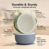 KeaBabies 2-Pack Baby Bowls with Suctions, Lids and Silicone Baby Food Freezer Tray with Clip-on Lid - Silicone Suction Bowls for Baby Boy, Girl, Silicone Bowls BPA-Free - Baby Silicone Freezer Molds view 2