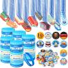 Highergo 150 Pcs Oktoberfest Party Favors Set 50 Oktoberfest Button Pins Bavarian Badges 50 Bead Necklaces 50 Party Favors Silicone Bracelets for Beer Festival Supplies view 1