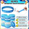 Highergo 150 Pcs Oktoberfest Party Favors Set 50 Oktoberfest Button Pins Bavarian Badges 50 Bead Necklaces 50 Party Favors Silicone Bracelets for Beer Festival Supplies view 3