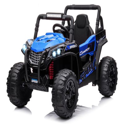 12 V Kids Ride on Car, Kids Electric Car with Remote Control, Kids UTV Featuring Rear Storage, Wireless Audio Player, Electric Vehicle for Kids Aged 3-8, Blue