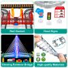 Electric Train Set for Kids Ages 4-8 with Train Tracks Set & Car Tracks Lights Up Bridge Road Sign Realistic Sound Train Track Accessories Playset Boy Toys Birthday 4 5 6 7 8+ Year Old view 4
