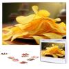 1000 Piece Jigsaw Puzzles for Adults Challenging Puzzle Wooden Picture Puzzle Personalized Custom Potato Chips Wood Puzzle for Family Game Nights Gifts 29.5x19.7 inches Puzzle view 1