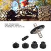 57T 0.8mod Slipper Gear Set Hardened Steel 20T 21T RC Motor Gear with Output Shaft for ARRMA 1/10 1/8 4S RC Cars (Black) view 2