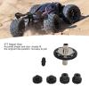 57T 0.8mod Slipper Gear Set Hardened Steel 20T 21T RC Motor Gear with Output Shaft for ARRMA 1/10 1/8 4S RC Cars (Black) view 3
