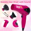 Hair Salon Toys for Girls, 36PCS Kids Pretend Play Makeup Sets, Dress Up Beauty Hair Stylist Toy Kit with Barber Apron, Hair Dryer, Curling Iron, Mirror, Scissors and Styling Accessories view 2