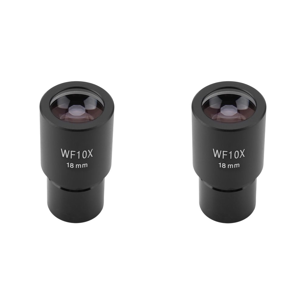 2PCS 10X Widefield Eyepiece Bright Clear Image Observation Protector Biological Microscopes Eyepiece Microscopes Eyepiece Widefield Eyepiece, 10X Microscope Eyepieces for Optical Microscope Eyepieces