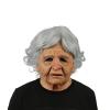 Aagomeyh Halloween Mask Realistic Old Man Mask Creepy Human Latex Mask,Scary Wrinkle Halloween Cosplay Costume Mask Party Props view 4