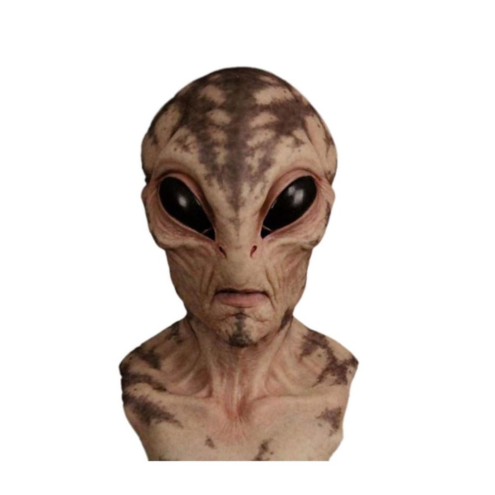 Alien Mask Latex Full Head Realistic Masks Fancy Dress for Halloween Carnival Costume Party Alien Latex Full Head Masks