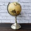 ANTIQUE AURA Antique World Globe with Aluminum Stand for Educational Geographic Home Office and School Decor view 2