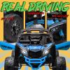 KerryYoo SU5 24V Ride on Toys for Big Kids,4x200W,2 Seater Electric Ride on UTV 4WD/2WD,EVA Rubber Tires,4x4 Shock Absorbers,Remote Control,Licensed Can-Am,Bluetooth - Blue view 3