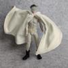1:12 Scale Fabric Wired Pullow Cloak for 6 inch 1/12 6 inches Action Figure Clothes (White) view 3