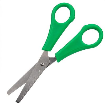Craft CountyStainless Steel Safety Scissors with Ruler Etched on Blade  Ideal for Crafting, Office Use, Classrooms, and More!
