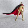 1:12 Scale Fabric Wired Buckle Cloak for 1/12 6 inches Action Figure Clothes (Black) view 1