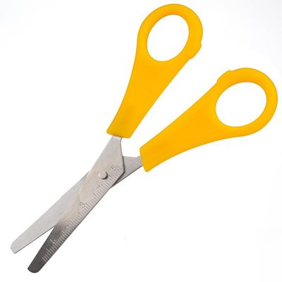 Craft CountyStainless Steel Safety Scissors with Ruler Etched on Blade Ideal for Crafting, Office Use, Classrooms, and More!