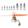 JFBHND 5pcs/lot 2mm 3mm 3.17mm 4mm 5MM 6MM 8MM 10MM RC Aluminum Bullet Propeller Adapter Holder for Brushless Motor Prop Dropship(3.0 MM) view 3