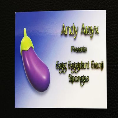 MJM Magic Sponge Emoji Eggplant (4PK.) by Andy Amyx- Trick
