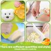 Abizarch 17Pcs Kids Cooking Set Safe Toddler Kitchen Tools Educational Montessori Kitchen Set Portable Kids Cutter Set Include Apron Cutting Board Peeler and More for Kids Cooking view 3