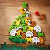 HABA Animal Upon Animal Game - Classic Wooden Tower Stack Game for Kids and Adults, STEM & Dexterity Party Activity for Ages 4+, Compact On The Go Edition view 3