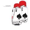 BEIVGOXL Poker Tournament Printed Car Seat Covers Full Set for Women Universal Car Seat Covers,Easy to Install Cover Set,Fit for Most Cars,Sedan,SUV, Van 2 Pcs view 2