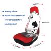 BEIVGOXL Poker Tournament Printed Car Seat Covers Full Set for Women Universal Car Seat Covers,Easy to Install Cover Set,Fit for Most Cars,Sedan,SUV, Van 2 Pcs view 3