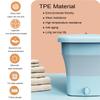 12L Foldable Washing Machine 385X385X405 mm Portable Washer Space Saver Convenience And Efficiency Mini Washer For Home Apartments Dorms Camping Travel(White) view 4