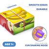 Pairez Toys Magnetic Blocks Toddler Toys, 1.65 inch Large Building Cubes for Kids Boys & Girls Age 1+, Fruit Magnet Puzzle Cubes, Preschool Educational Brain Teaser Toys view 4