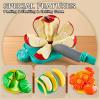 Kidsciety 85Pc Pretend Play Food Sets for Kids Kitchen, Cutting toy food with 2 Baskets, Play Kitchen Accessories for Toddlers, Fake Food with Pizza Veggies Fruits, Kids Kitchen Toys, Boys Girls Gift. view 2
