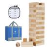 SpeedArmis Giant Tumble Tower, 56 PCS Wooden Stacking Game (Stack to 3.5FT) - Pine Stack Timber Board Play with Carrying Bag-Classic Indoor/Outdoor Games for Adults Family view 1